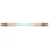 ACT 10 meter multimode 50/125 OM3 duplex armored fiber patch cable with LC connectors
