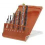 Drill bit set KWB 420400 9 pieces for plastic wood metal