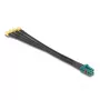 DeLOCK 90142 Coaxial Cable 0.2 m Mini FAKRA Z 4 x SMA Black