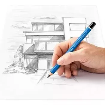 Pencil Staedtler Mars Lumograph Jumbo Multi 5 pcs