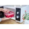 EMSA N10604 Square Box 1.3 L Red, Transparent 1 pc(s)