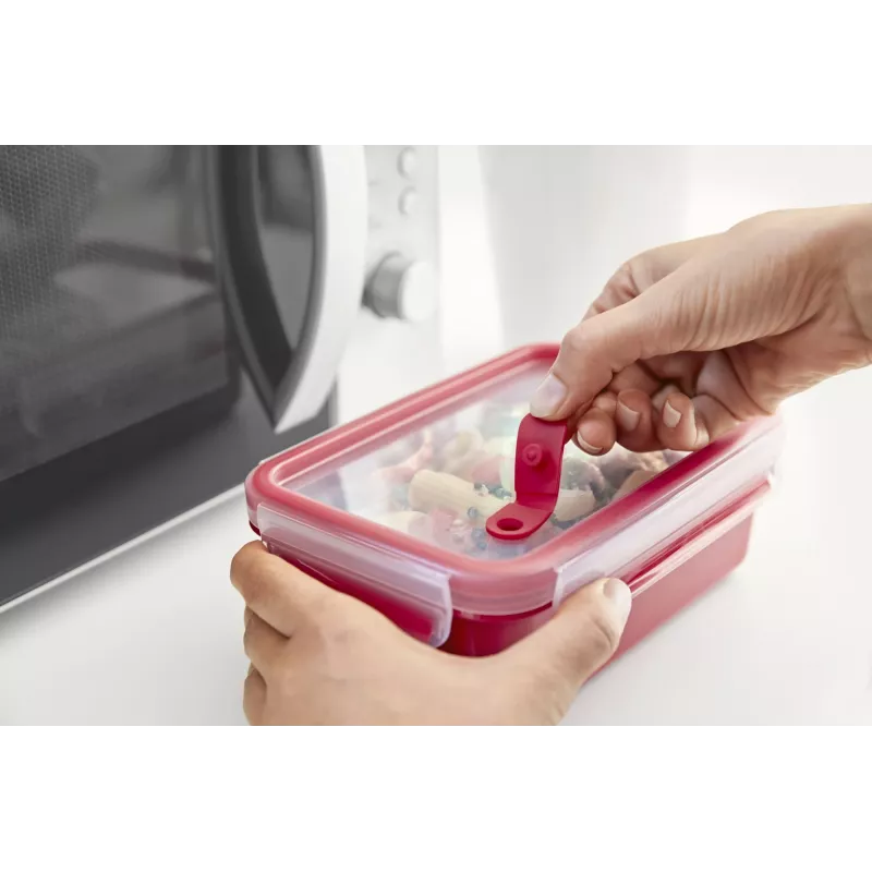 EMSA N10604 Square Box 1.3 L Red, Transparent 1 pc(s)