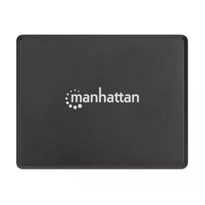 Manhattan Smart Video Multiport Dock, Ports (x5): HDMI Port, USB-A (x2), USB-C (x2), With Power Delivery to USB-C Port, Internal Power Supply, Ultra-Compact, Detachable Power Cable, Black, Three Year Warranty, Retail Box
