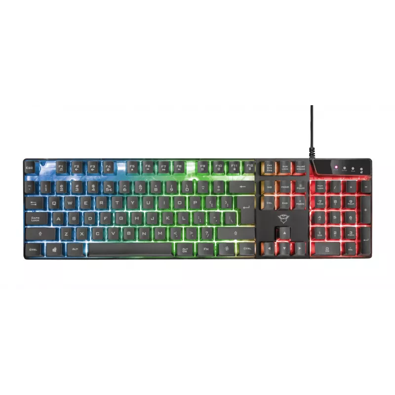 Trust GXT 838 Azor keyboard Mouse included Gaming USB German Black