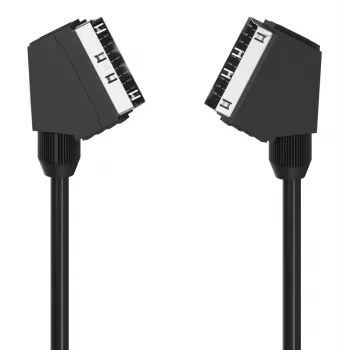 HAMA SCART cable Classic Line 1.25 m, black — audio/video connection cable