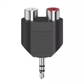 Hama 00305039 audio splitter Black