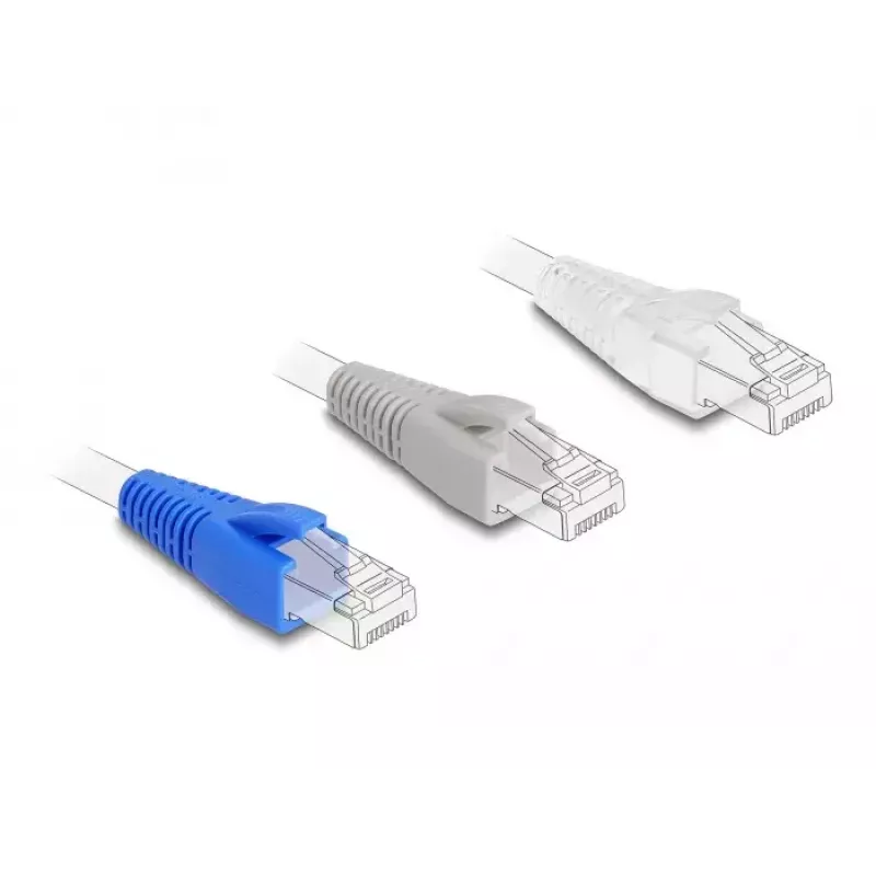 DeLOCK Strain relief for RJ45 plug cuttable set 50 pieces coloured