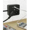 ICY BOX IB-MPS2220B-CH power extension 1.9 m 2 AC outlet(s) Indoor Black