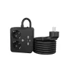 ICY BOX IB-MPS2220B-CH power extension 1.9 m 2 AC outlet(s) Indoor Black