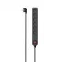Hama 00223156 power extension 3 m 6 AC outlet(s) Indoor Black