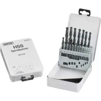 Drill bit set KWB 421944 19 pcs 1.0 - 10 mm Twist drill bits