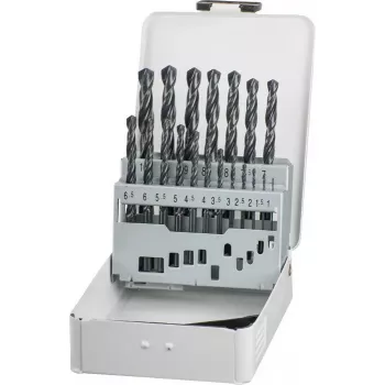 Drill bit set KWB 421944 19 pcs 1.0 - 10 mm Twist drill bits
