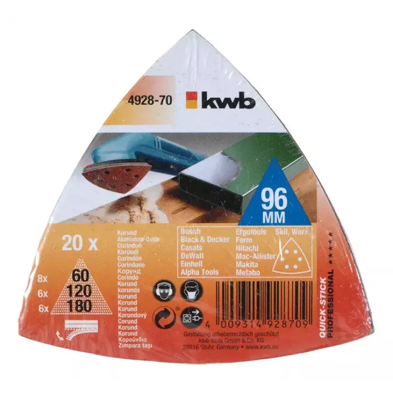 Sanding Disc KWB 492870 20 pcs