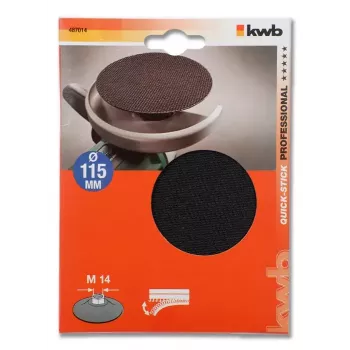 Sanding plate KWB 487014 11.5 cm compatible with any brand