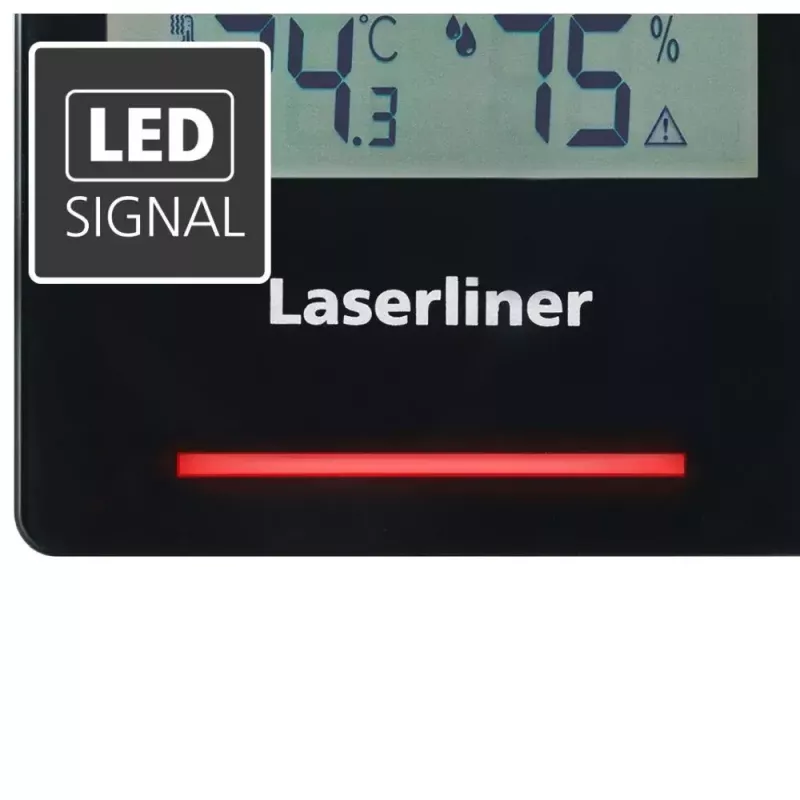 Electronic hygrometer Laserliner AirCheck Clima Black Digital 1 pc