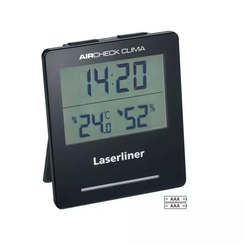 Electronic hygrometer Laserliner AirCheck Clima Black Digital 1 pc