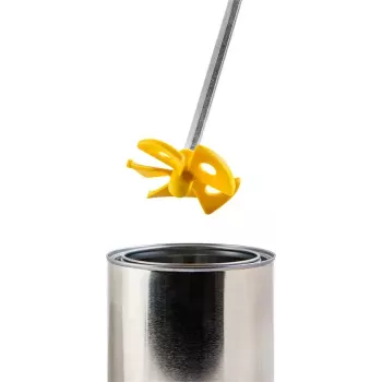 Mixing paddle KWB 497007 400 mm Stainless steel Yellow