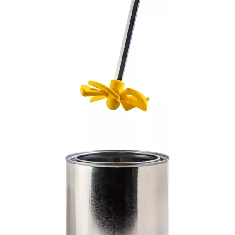 Mixing paddle KWB 497007 400 mm Stainless steel Yellow