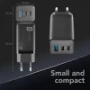 Cellularline Multipower Micro 65W Ultra-compact 65W fast mains charger with 3 ports