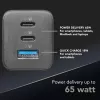 Cellularline Multipower Micro 65W Ultra-compact 65W fast mains charger with 3 ports
