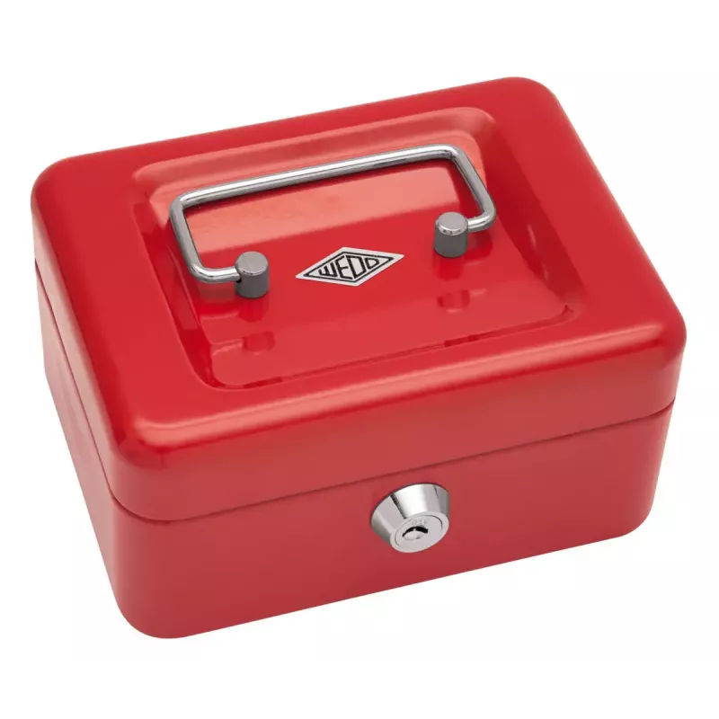 Cash/Ticket Box Wedo 145 102H Steel Red