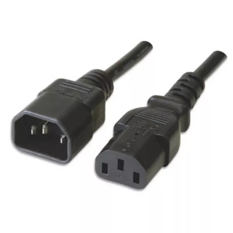 Manhattan Power Extension Cable IEC Plug to IEC Socket, 3m (301312)