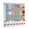 Nobo T-Card Office Planner Kit 24 Slot, White, 480 mm, 480 mm, 1.97 kg, 497 mm, 37 mm