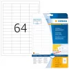 Correction/covering labels HERMA A4 48.3x16.9 mm 1600 pcs