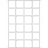 Multi-purpose labels HERMA 24x24 mm white paper matt 768 pcs