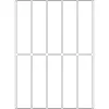 Multi-purpose labels HERMA 20x75 mm white paper matt hand inscription