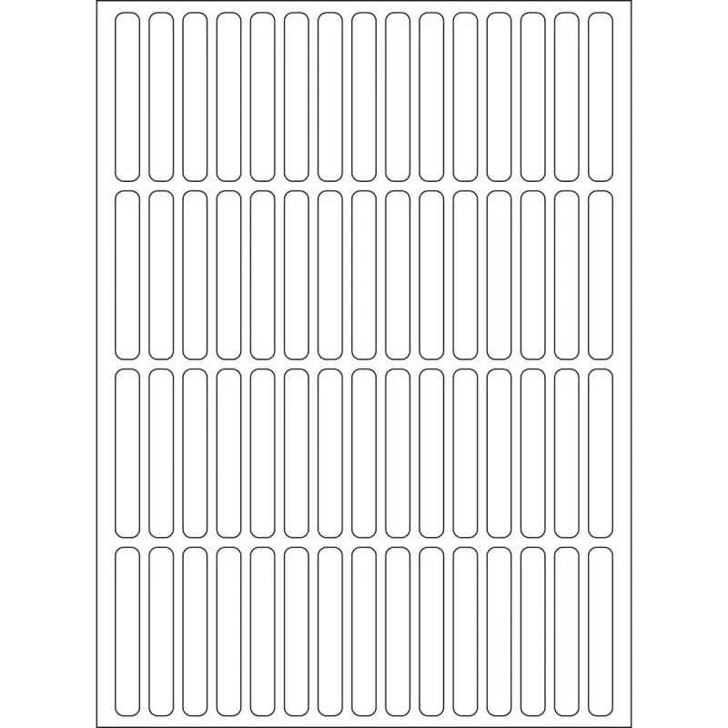 Multi-purpose labels HERMA 5x35 mm white paper matt 1920 pcs