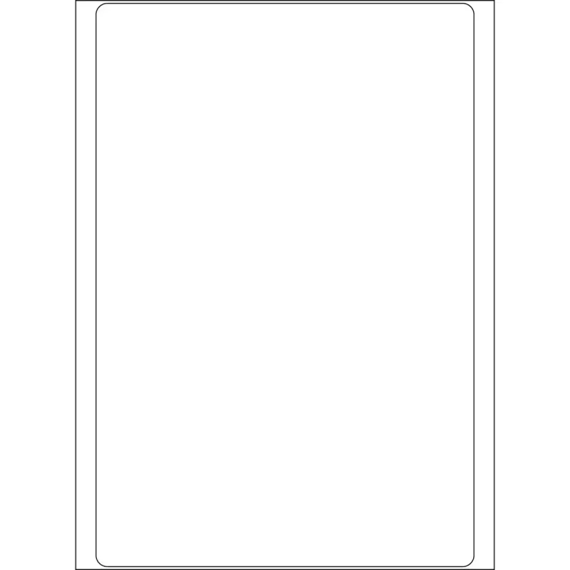 Multi-purpose labels HERMA 100x149 mm white paper matt hand inscription 32 pcs