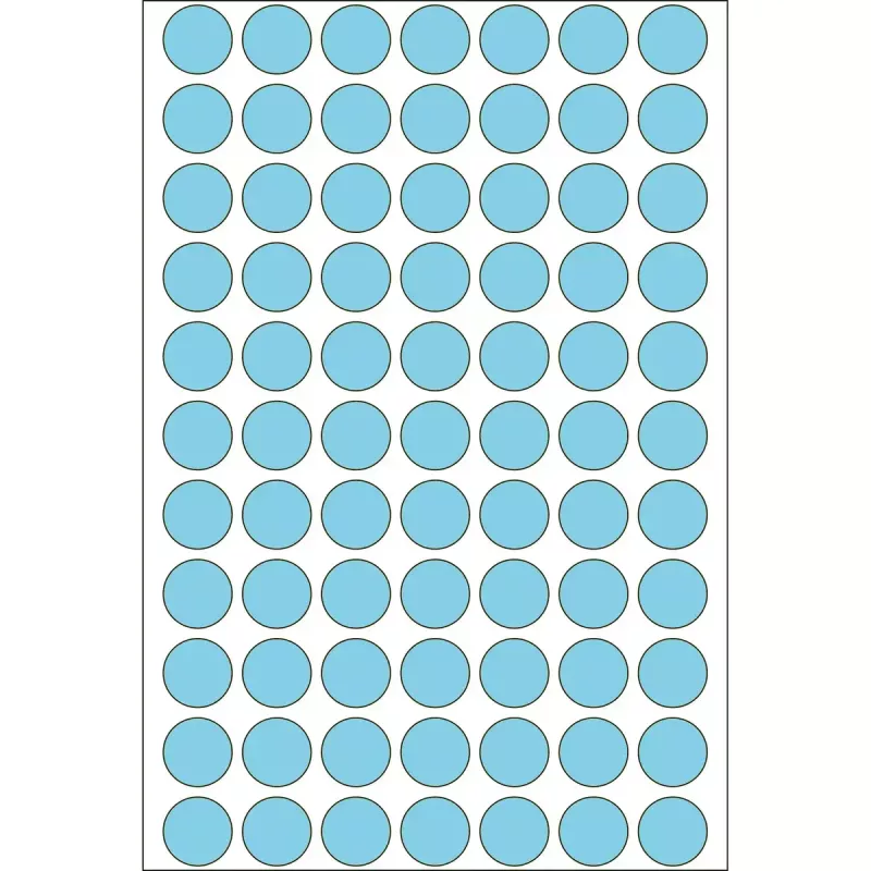 Multi-purpose labels HERMA 2464 pcs. blue round 13 mm