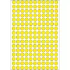 Multi-purpose labels HERMA 5632 round yellow dots 8 mm