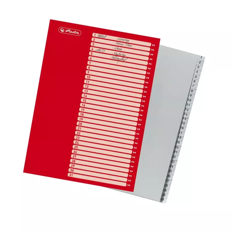 Tab index Herlitz 10843712 Grey