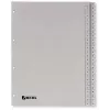 Rexel PP Dividers, grey, numerical, Grey, A4, 225 mm, 300 mm, 7 mm, 1 pc(s)