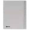 Rexel PP Dividers, grey, numerical, Grey, A4, 225 mm, 300 mm, 7 mm, 1 pc(s)