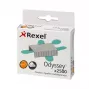 Rexel Staples Odyssey Pack of 2500, Staples pack, 2500 staples, Steel, Silver, 60 sheets, 130 g