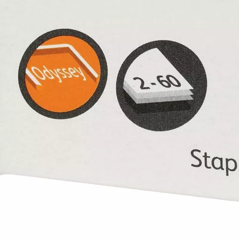 Rexel Staples Odyssey Pack of 2500, Staples pack, 2500 staples, Steel, Silver, 60 sheets, 130 g