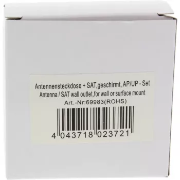InLine Antenna socket shielded AP/UP Set InLine 69983