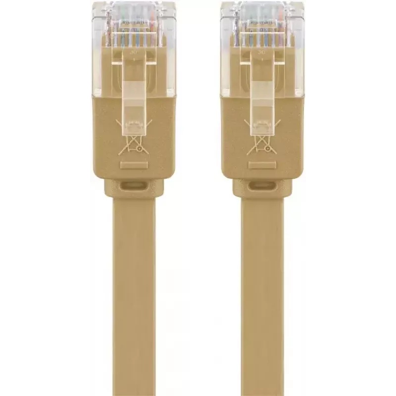 Networking cable Goobay 95880 Light brown 1 m Cat6 U/UTP