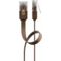 Networking Cable Goobay 95890 Brown 1m Cat6 U/UTP