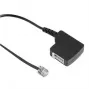 Hama 00044918 telephone cable Black