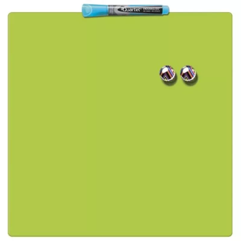 Rexel Magnetic Square Tile 360x360mm Green, 360 x 360 mm, Green, Magnet, 1.09 kg