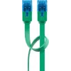 Flat Patch Cable Goobay CAT 6A U/UTP Green 5m