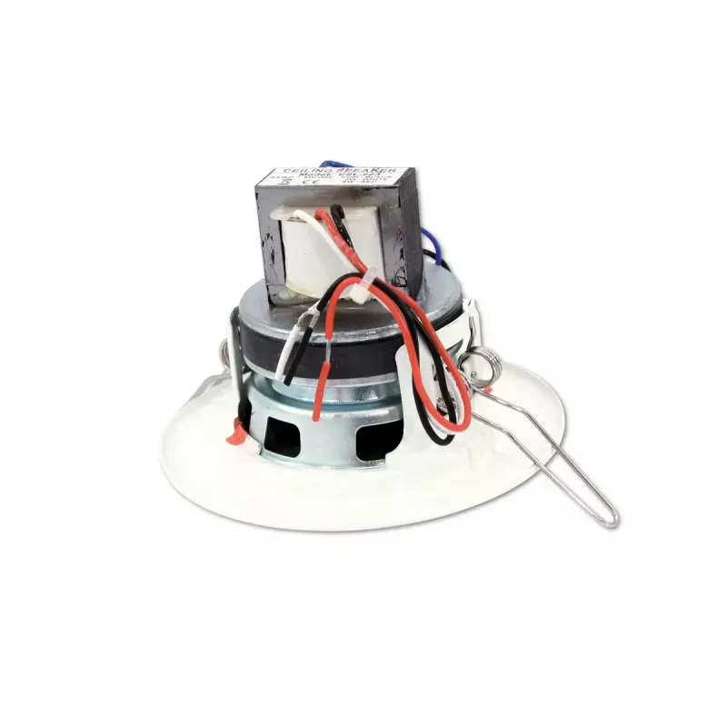 2-way loudspeaker Omnitronic 80710202 White Wired 6 W