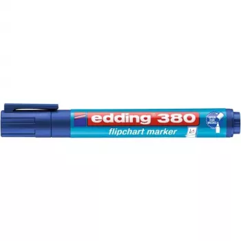 Marker Edding 4-380 — bullet tip, blue ink, single piece, 16.6 g