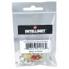 Intellinet Keystone Jack, Cat6, UTP, Punch-down, Yellow, Flat, Yellow, RJ-45, Female, 22/26, Cat6