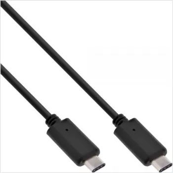 InLine USB 3.1 Typ C, 2m USB cable USB 3.2 Gen 2 (3.1 Gen 2) USB C Black
