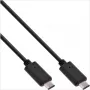 InLine USB 3.1 Typ C, 2m USB cable USB 3.2 Gen 2 (3.1 Gen 2) USB C Black